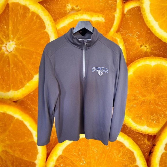 Sport-Tek Gray Comets 1/4 Zip Pullover‎ Size Medium - Picture 1 of 5